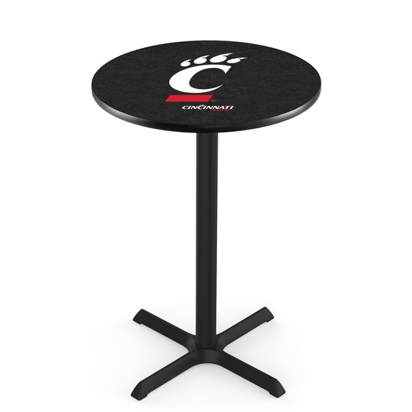42" Blk Wrinkle Cincinnati Pub Table